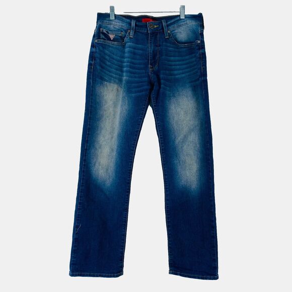 Guess Men’s Jeans Lincoln Slim Straight Leg W31 x L30 (Actual 33 x 29)